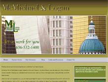 Tablet Screenshot of mcmichael-logan.com